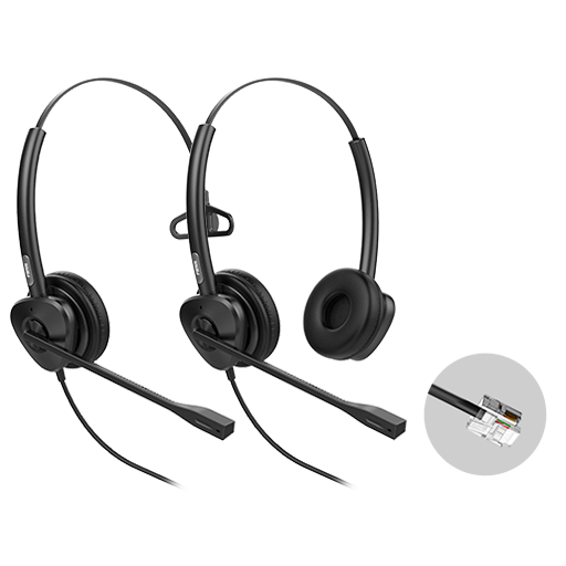Fanvil Monaural RJ9 Headset with Microphone | HT301