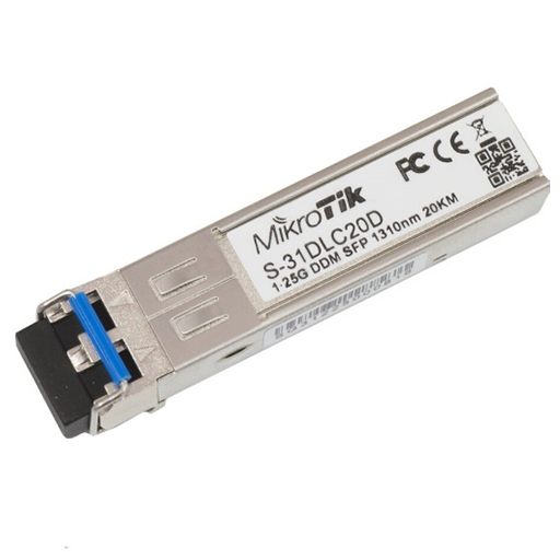 MikroTik RB-S-31DLC20D Dual LC SFP module 1.25G SM 20km 1310nm