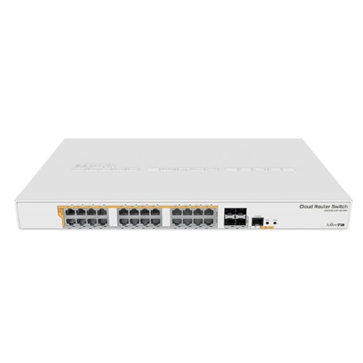 MikroTik CRS328-24P-4S+RM - ROS L5, 800MHz CPU, 512MB RAM, 24xGE 450W PoE, 4xSFP+